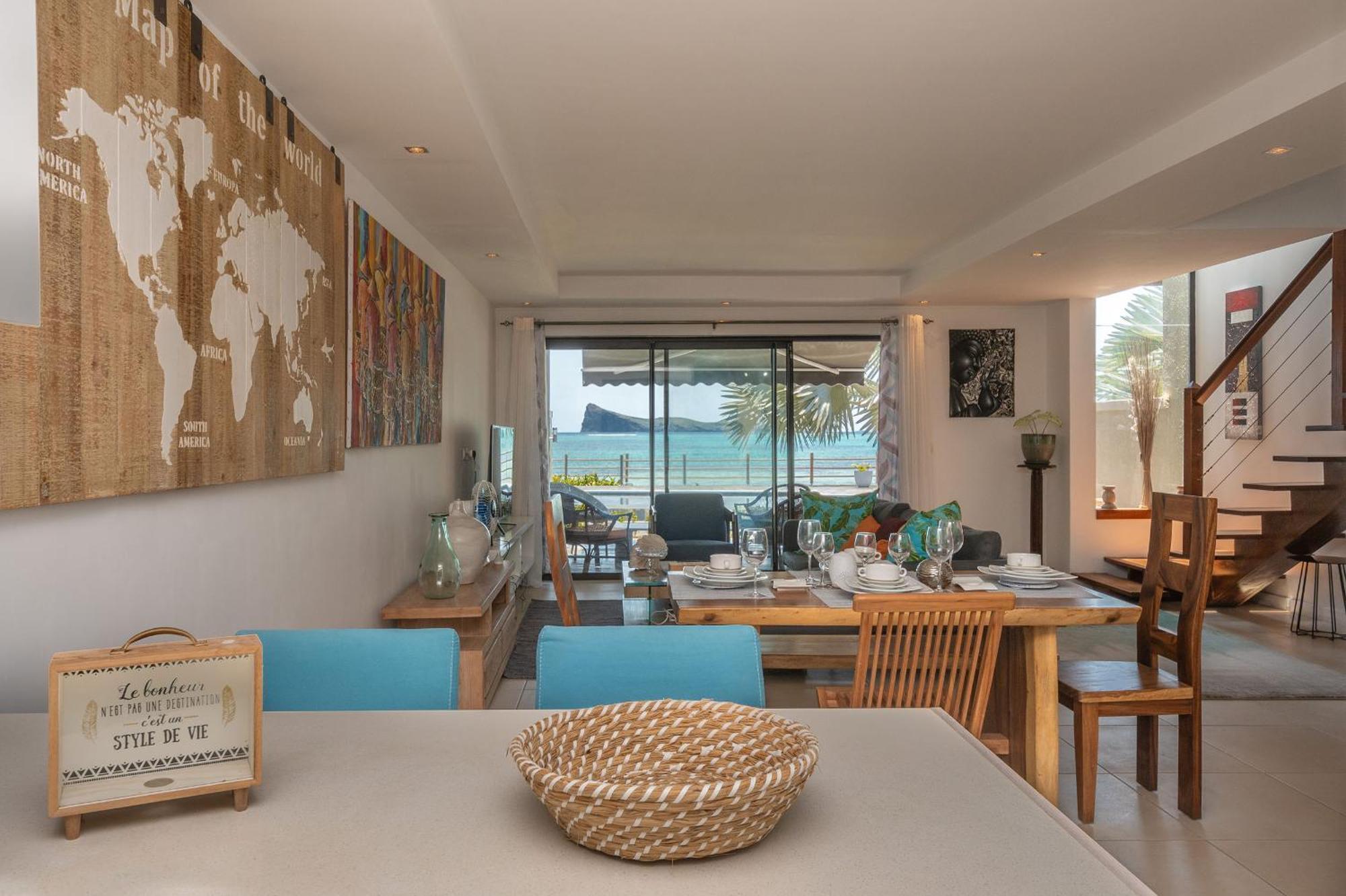Luxury Beachfront Duplex, Coin De Mire View / 3Bed 캅마를로 외부 사진