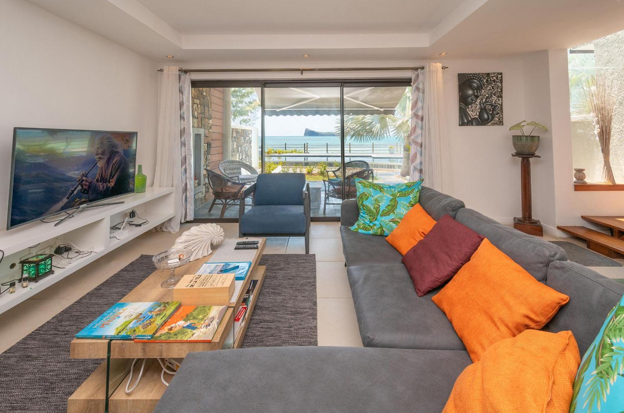 Luxury Beachfront Duplex, Coin De Mire View / 3Bed 캅마를로 외부 사진